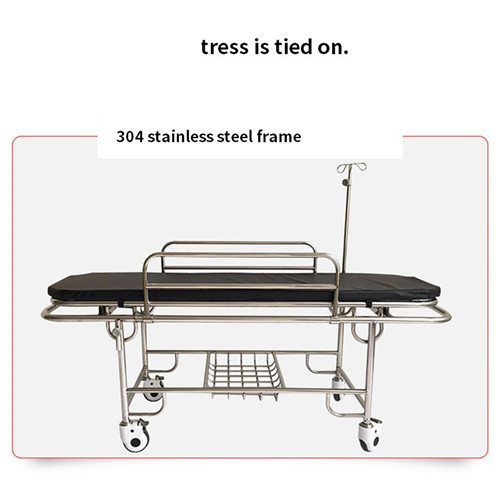 Stainless steel Patient transfer stretcher trolley